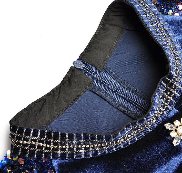 Vestido De Lentejuelas Años 40