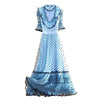 Vestido Azul Lunares 40s