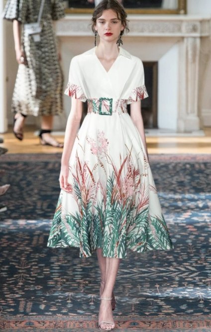 Vestido Bohemio De Los Años 40