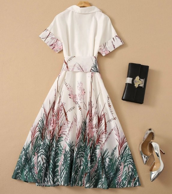 Vestido Bohemio De Los Años 40