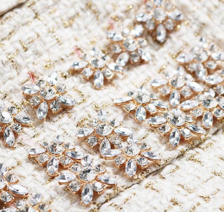 Vestido De Tweed De Los Años 40