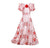 Vestido 40s Corazones Rosa