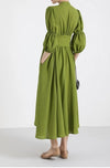 Vestido 40s Botones Verdes