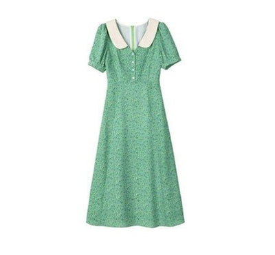 Vestido 40s Margaritas Verdes