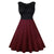 Vestido Rojo Y Negro 50s 60s