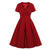 Vestido 50s Burdeos