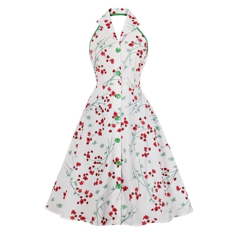 Vestido Sin Espalda De Los Años 50