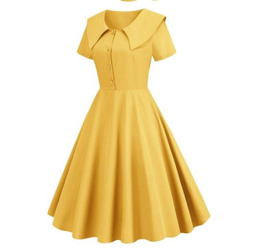 Vestido 50s Amarillo