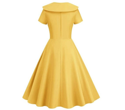 Vestido 50s Amarillo