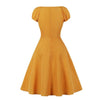 Vestido Amarillo Lunares 50s