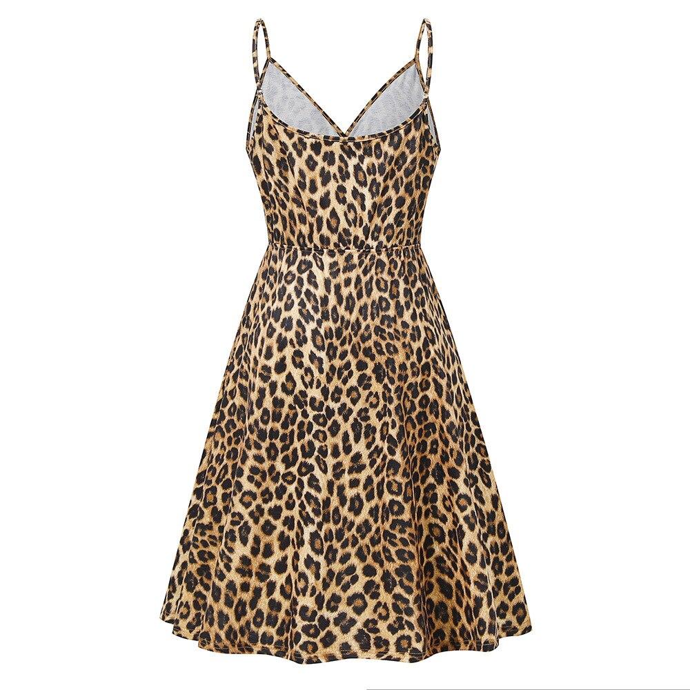 Vestido Años 50 Leopardo