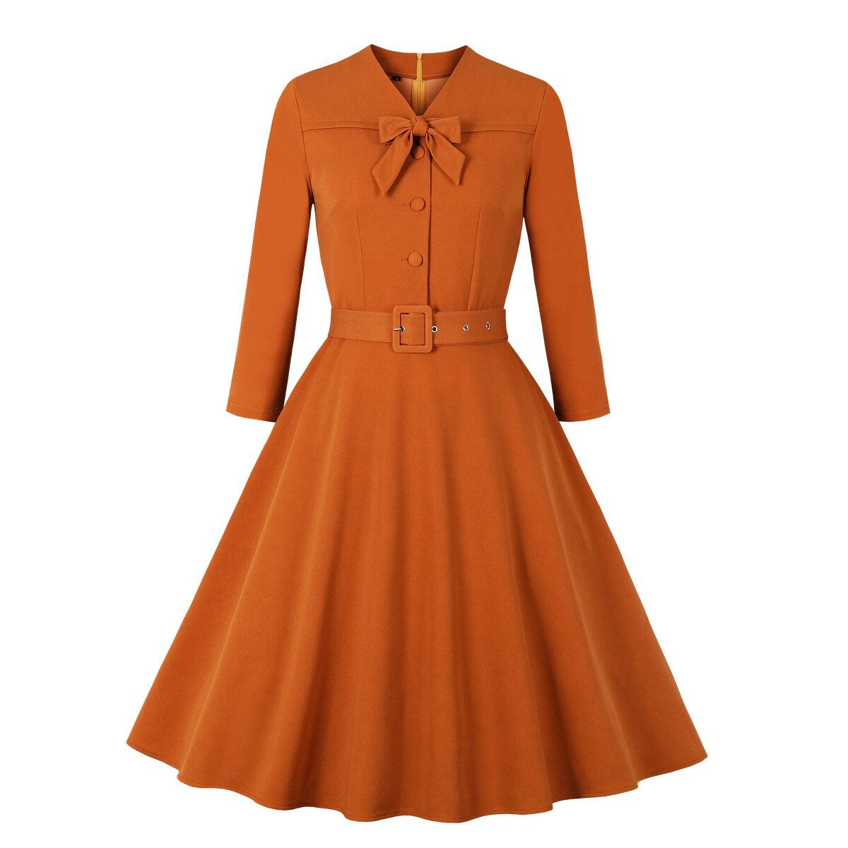 Vestido 50s Naranja