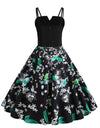 Vestido De Primavera De Los Años 50