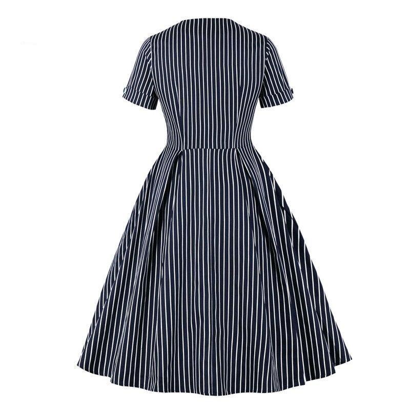 Vestido Vintage 50s Marino