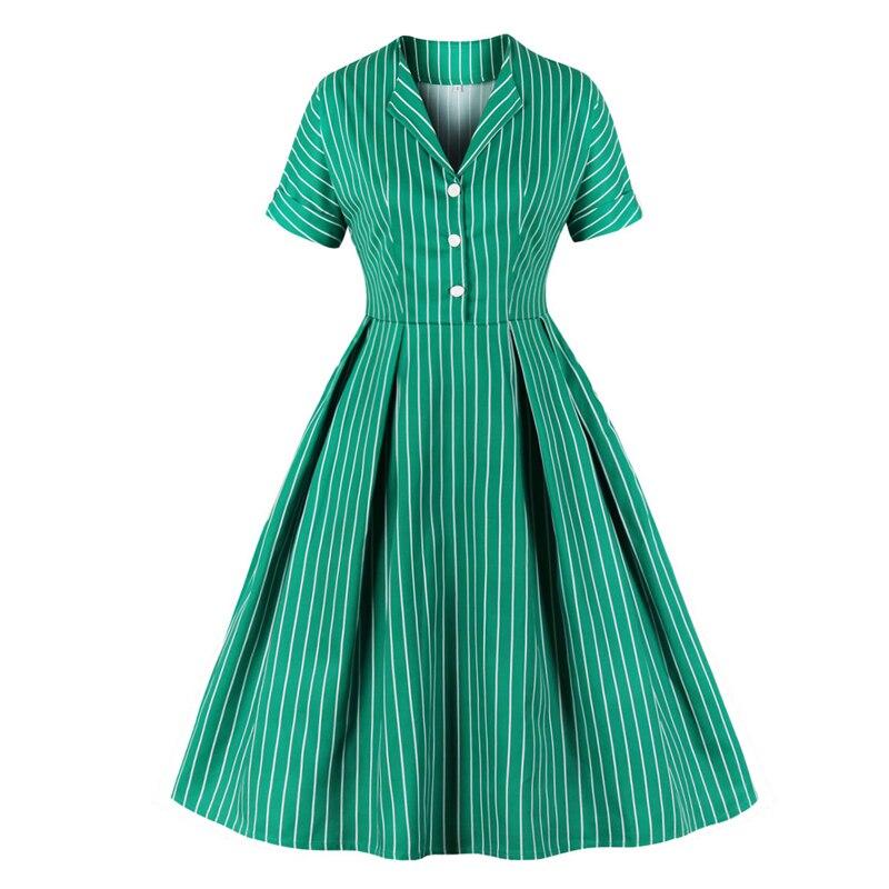 Vestido Vintage 50s Verde
