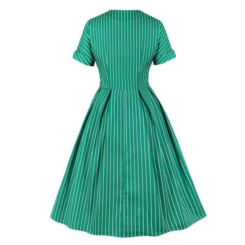 Vestido Vintage 50s Verde