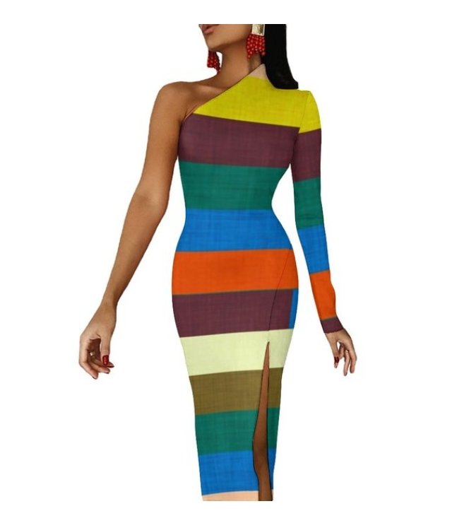 Vestido 70s Multicolor