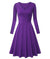Vestido 50s Berenjena