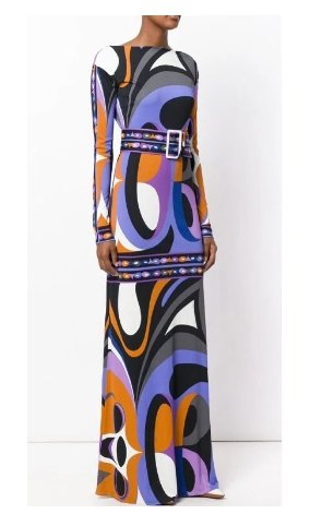 Vestido Globo Años 70