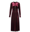 Vestido Burdeos Estilo Vintage 40s