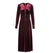 Vestido Burdeos Estilo Vintage 40s