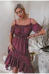 Vestido Burdeos De Época
