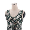 Vestido Charleston 20s - Verde Y Dorado