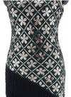 Vestido Charleston 20s - Verde Y Dorado