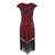Vestido Charleston 20s Rojo