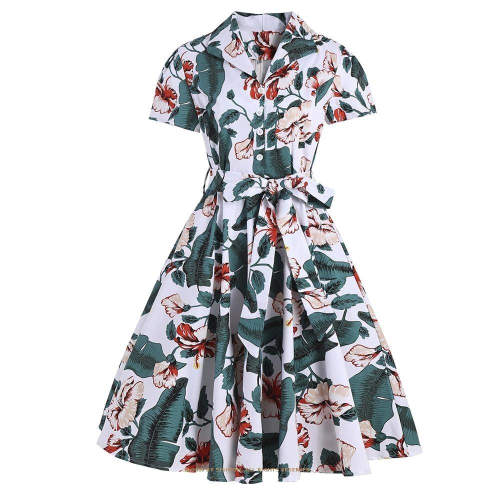 Vestido Camisero Años 50