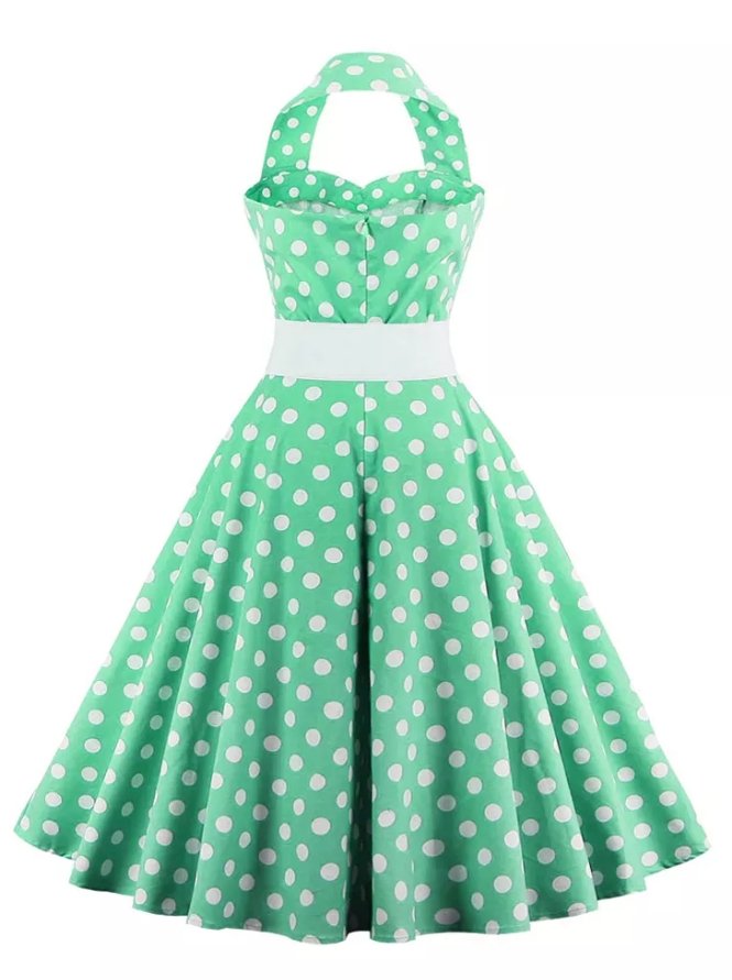 Vestido Corto Años 50