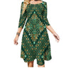 Vestido Corto Verde 70s