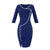 Vestido Lápiz 60s Azul