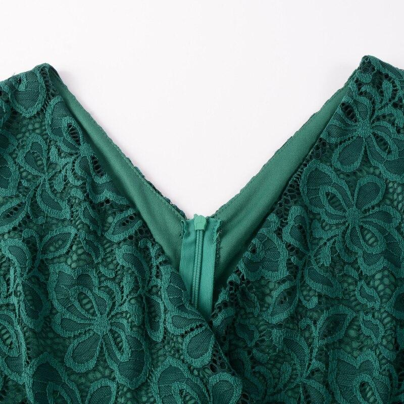 Vestido Lápiz Vintage 50s Verde