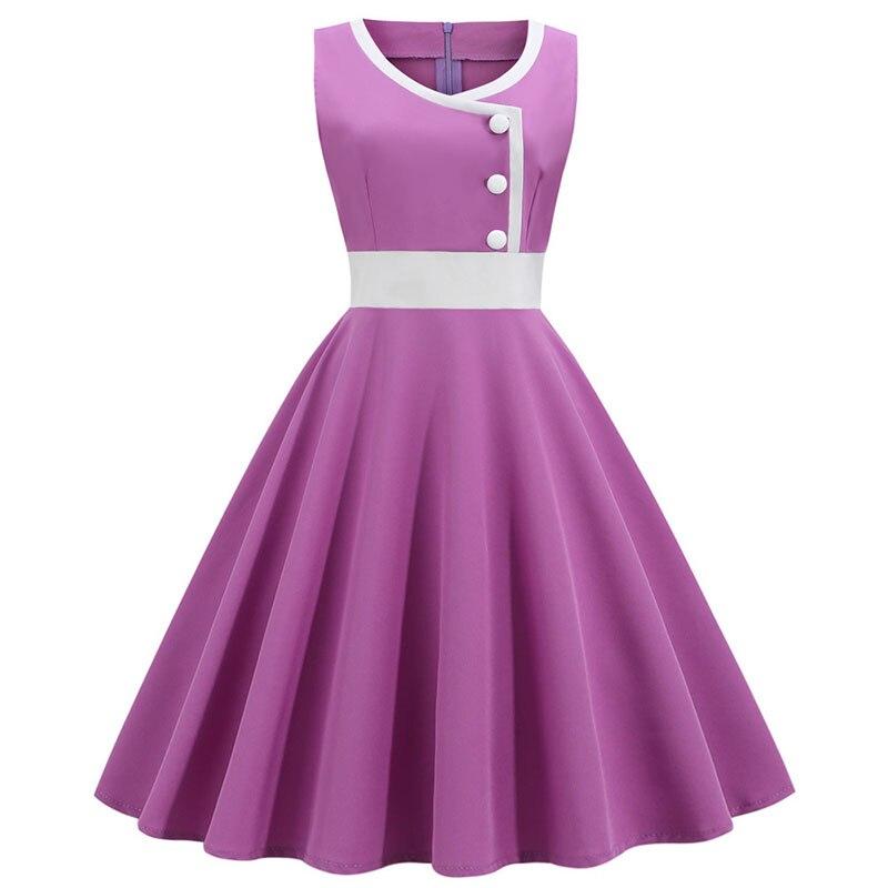 Vestido Ceremonia Años 50 Morado