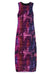Vestido De Fiesta Colorido De Los Años 70
