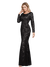 Vestido De Noche Elegante - Gatsby Negro