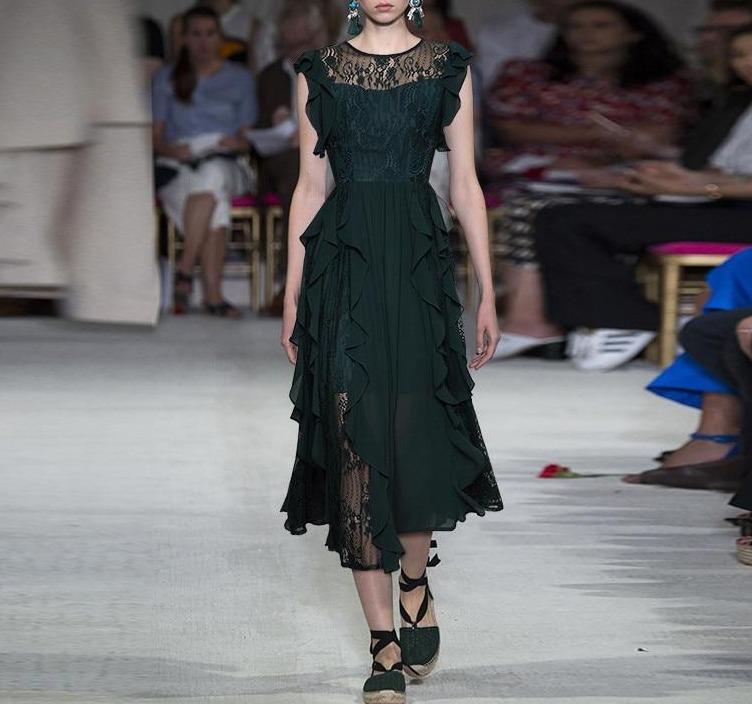 Vestido De Noche De Alta Costura Vintage