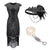 Vestido De Noche Estilo Años 20 Negro
