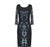 Vestido De Noche Estilo Gatsby Negro
