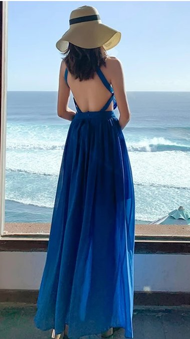 Vestido De Noche Elegante Vintage