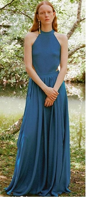 Vestido De Noche Elegante Vintage