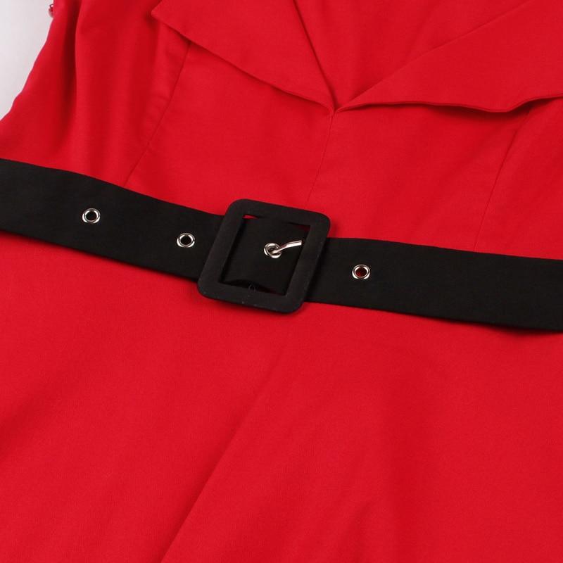 Vestido De Noche Rojo Rockabilly Vintage