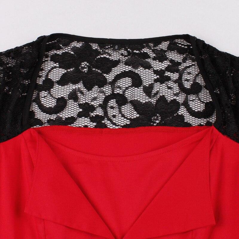 Vestido De Noche Rojo Rockabilly Vintage