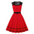 Vestido De Noche Rojo Rockabilly Vintage