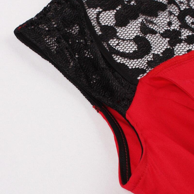 Vestido De Noche Rojo Rockabilly Vintage