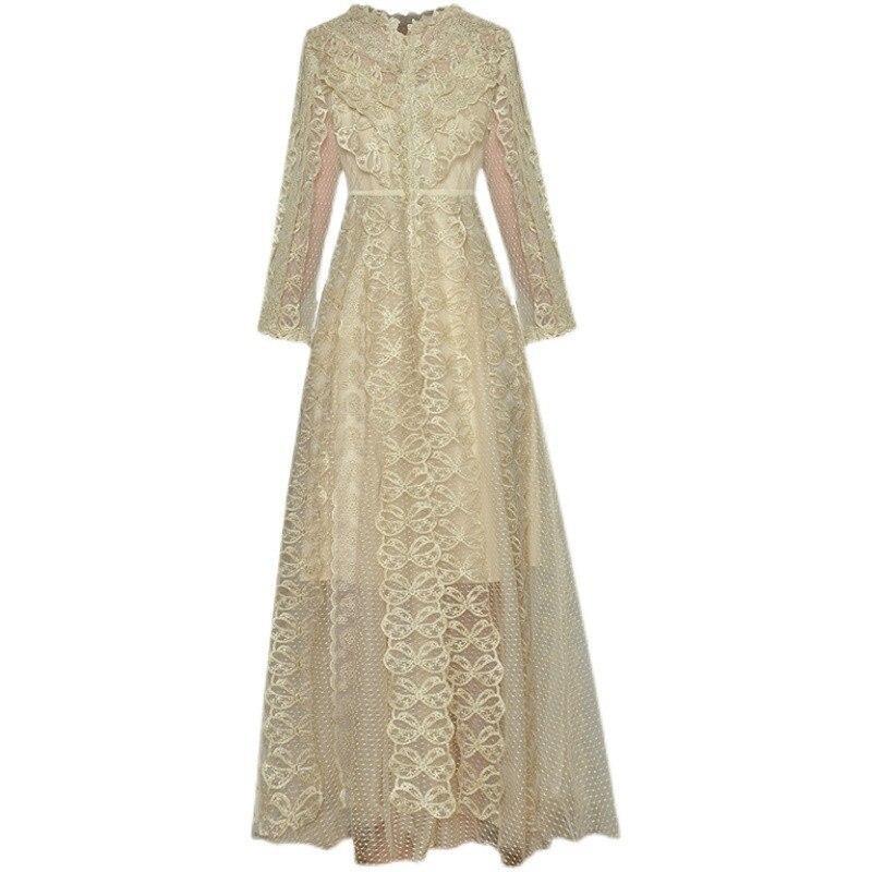 Vestido De Encaje De Los Años 40