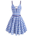 Vestido Verano 50s Azul