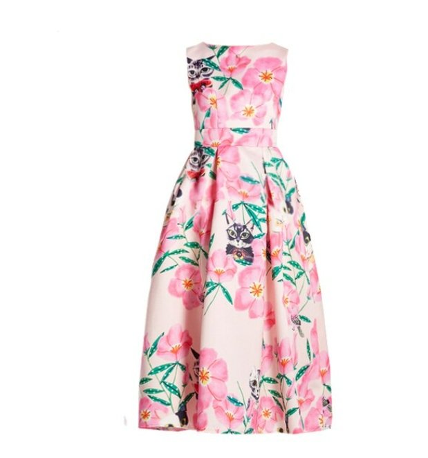 Vestido De Verano Vintage Para Mujer