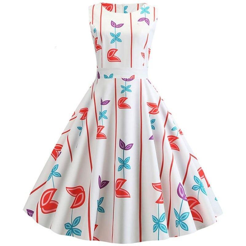 Vestido Sencillo De Los Años 50